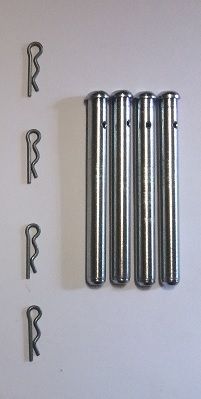 FRONT BRAKE PAD FITTING KIT - PINS (Ford Consul, Zephyr &  Zodiac Mk2 & Mk3) (1960- 66)